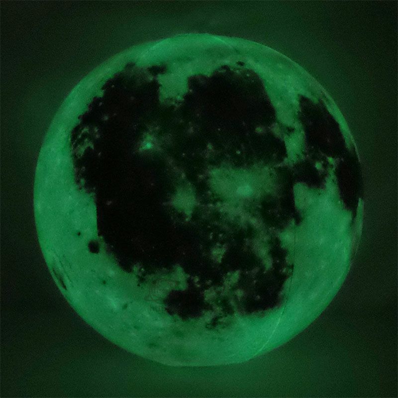 充气夜光月球